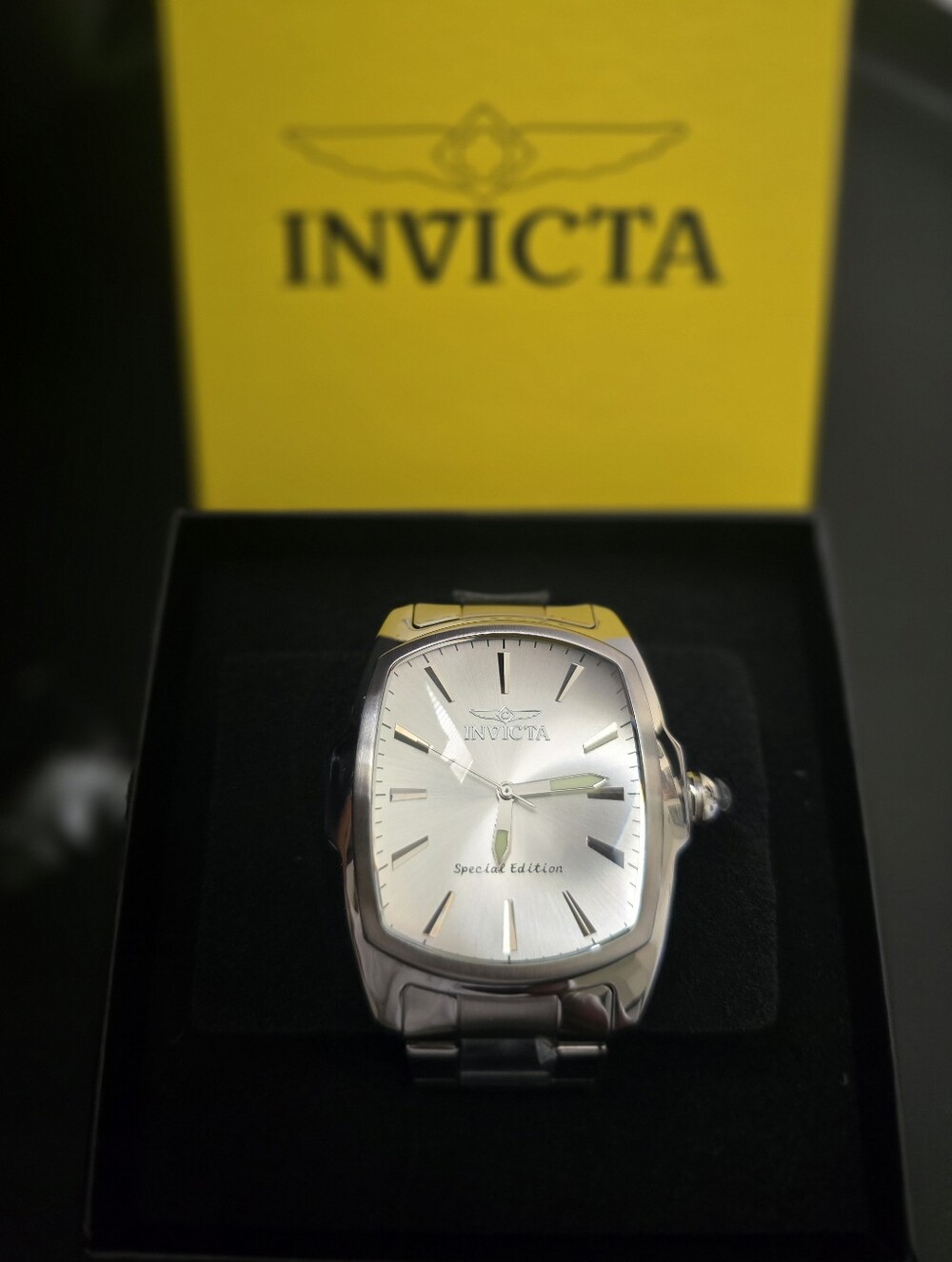 Invicta LUPAH Silver Men's Special Edition Stainless Steel Watch